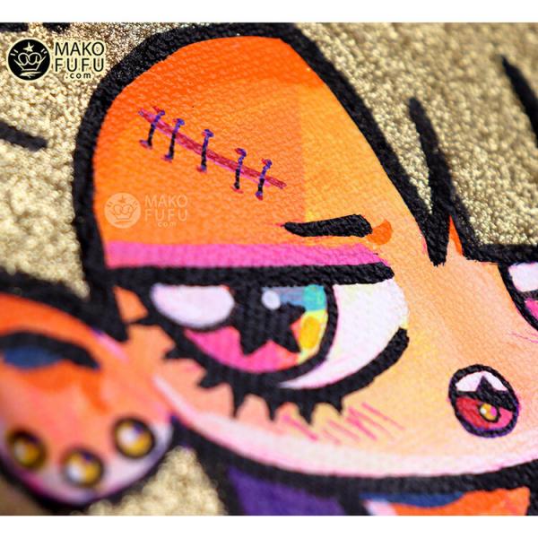 MINI CANVAS - Glitter Skater - Posca Painting + Glitter 5x7" picture