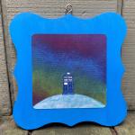 On Top Of The World, At The Edge Of The Universe | Doctor Who TARDIS Art Print