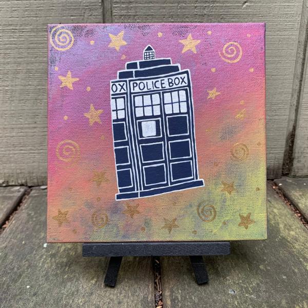 Blue Box of Adventure | Doctor Who TARDIS Art Print picture