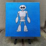 The Shiny Fugitive | Ninja Turtles Fugitoid TMNT Original Painting | Acrylics on Canvas