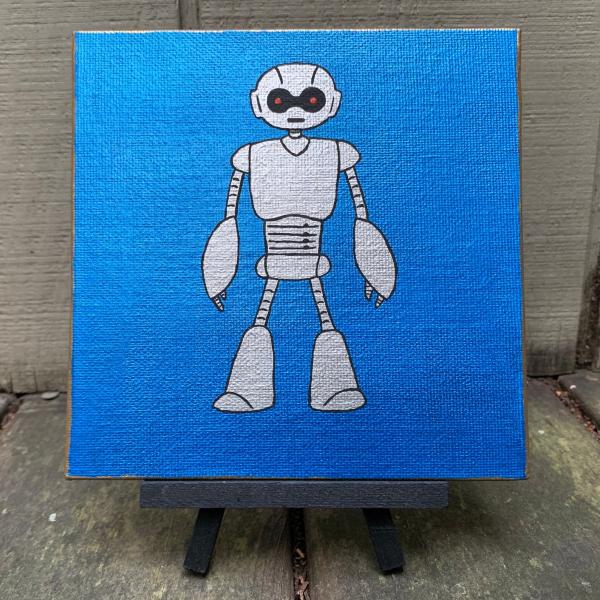 The Shiny Fugitive | Ninja Turtles Fugitoid TMNT Original Painting | Acrylics on Canvas picture