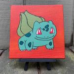 First In Line | Pokemon Bulbasaur Original Painting | Acrylics on Canvas