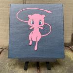 Mythical Legend | Pokemon Mew Original Painting | Acrylics on Canvas