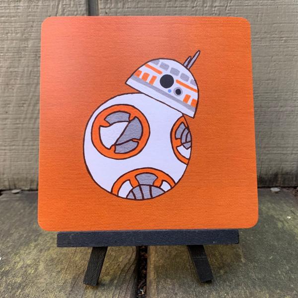 Rollin' With My Homie | Star Wars BB-8 Art Print picture