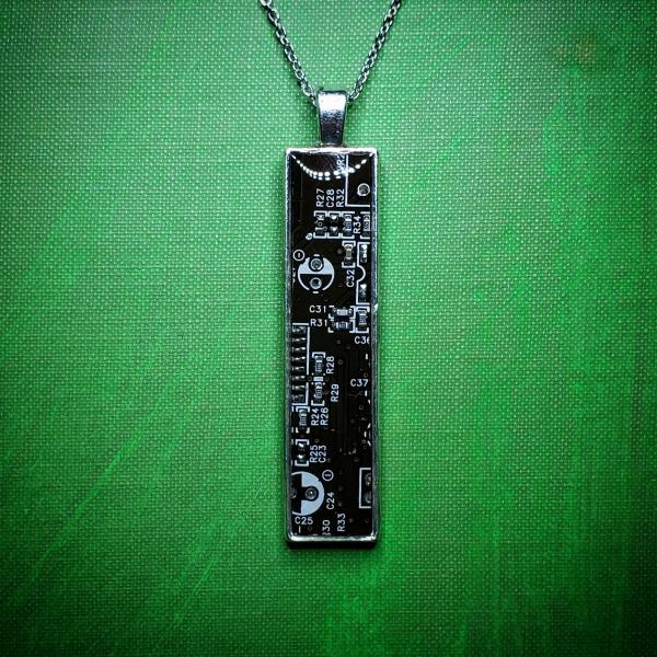 Black Circuit Board Pendant picture