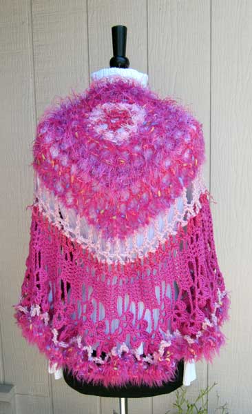 Pink Crusader Shawl