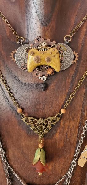 Game Controller Steampunk Necklace