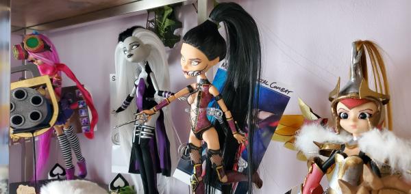 Sindel Mortal Combat Monster High Repaint Art Doll picture