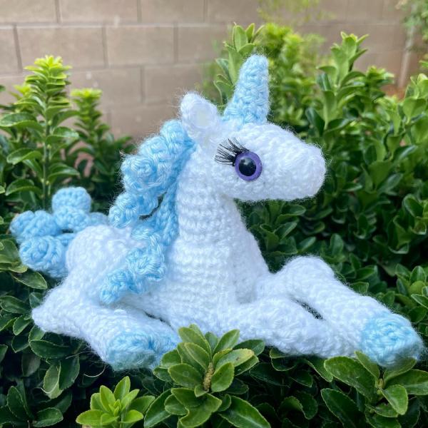 The Last Unicorn Baby Crochet Amigurumi picture