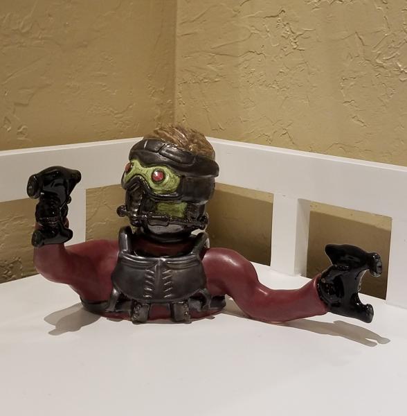 Bust of Star Lord inspired by Marvel Comics - Ceramic Handmade picture