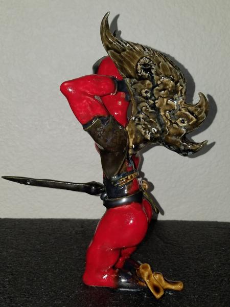 Ceramic Deadpool Fantasy Fairy - Marvel Inspired - Handmade picture