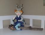 Ceramic Horned Woodland Fairy