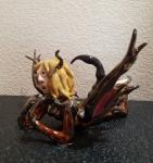 Ceramic Fantasy Manticore Fairy Sculpture