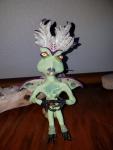 Orchid Fantasy Fairy Sculpture - Green