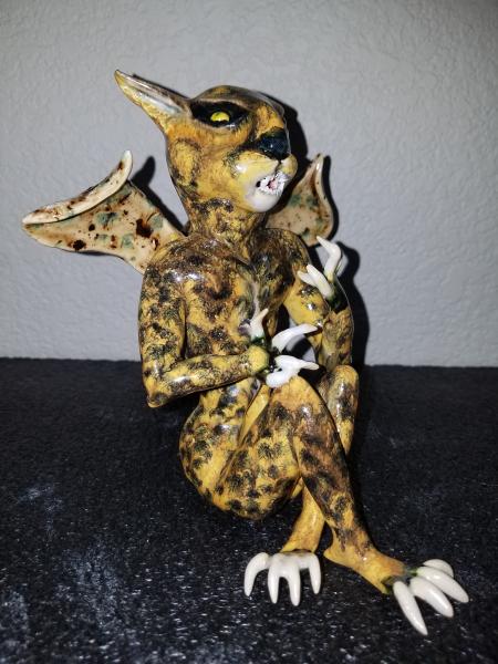 Ceramic Cheetah Fairy - Inspired by DC Comics - Handmade picture