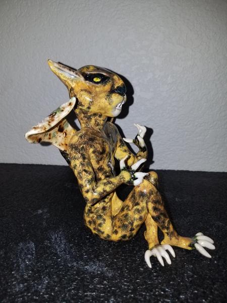 Ceramic Cheetah Fairy - Inspired by DC Comics - Handmade picture