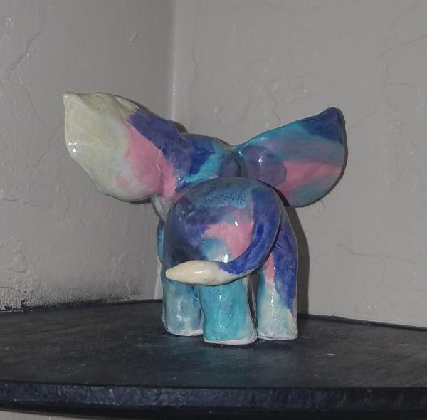 Ceramic Patchwork Elephant Sculpture picture