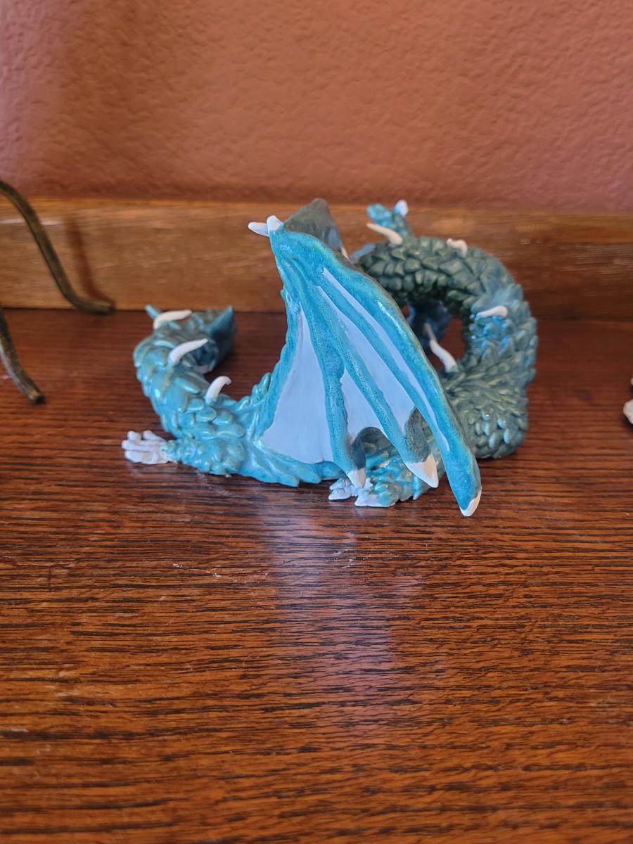 Ceramic Dragon Sculpture - Trash the Dragon from Twenty One Pilots picture