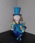 Ceramic Handmade - Top Hat Blue Fairy