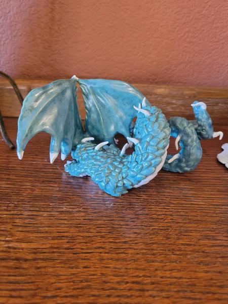 Ceramic Dragon Sculpture - Trash the Dragon from Twenty One Pilots picture