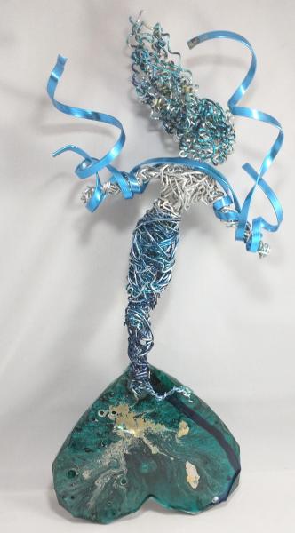 Mermaid with epoxy tail