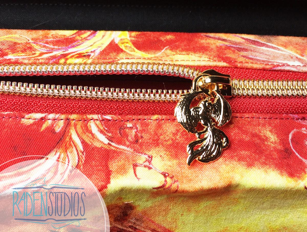 Fiery Phoenix | Fantasy Rollie Pollie Organizer Bag, Small - Travel Toiletry Bag, Supply Organizer picture