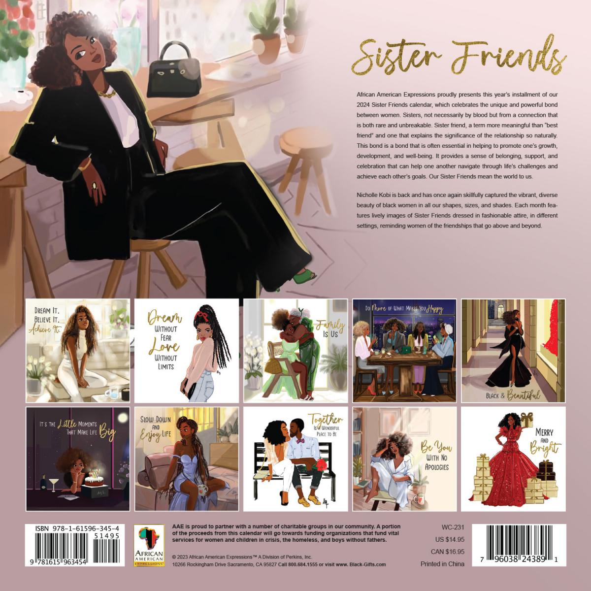 2024 Sister Friends Wall Calendar picture