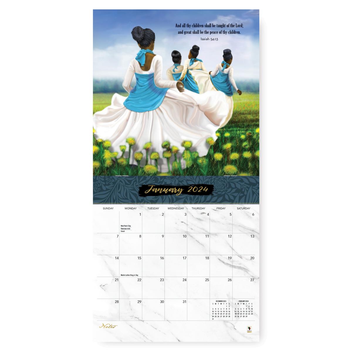 2024 Walking By Faith Wall Calendar picture