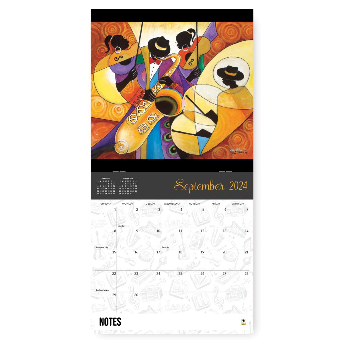 2024 All That Jazz Wall Calendar picture