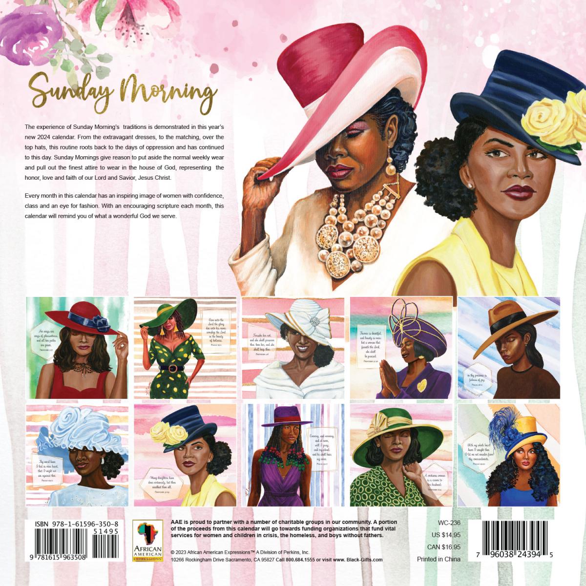 2024 Sunday Morning Wall Calendar picture