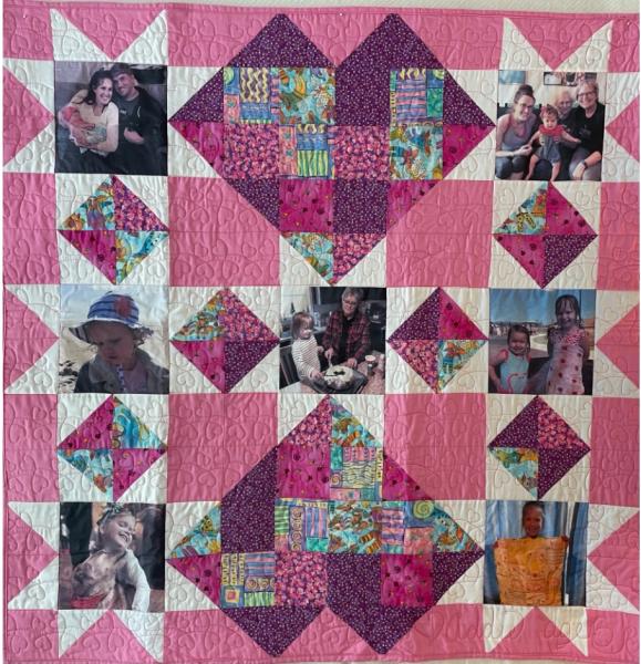 Memory Quilt - custom photo or t-shirt quilt picture