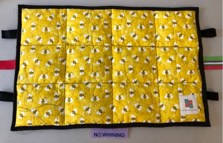 Weighted fidget pad - Bumble Bees