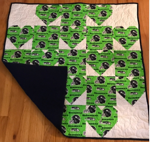 Custom sports quilt (Throw) picture