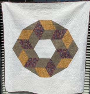 Wreath of Hope Quilt - Throw Quilt picture