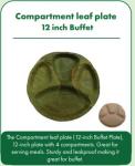 Plant leaves made Cutlery Biodegradable product and sugar cane pulp made compartmental trays