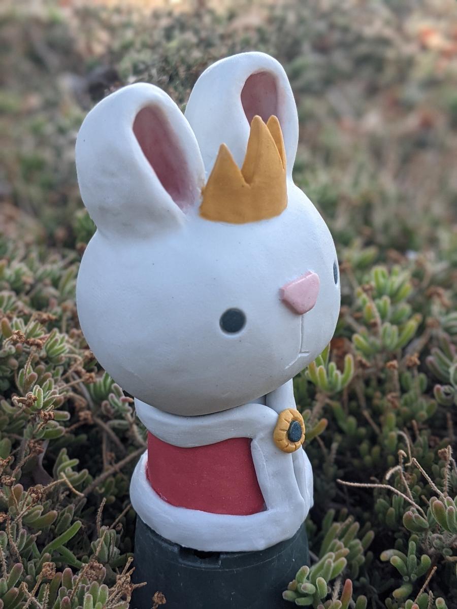 caerbannog - handmade ceramic desk friend picture