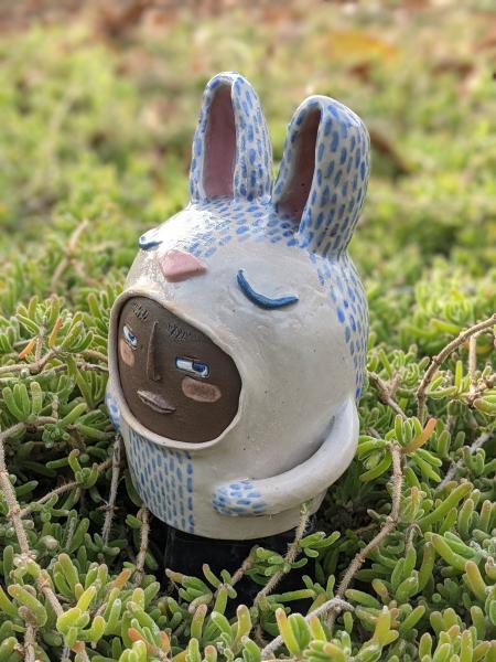 lapine - handmade ceramic desk friend picture