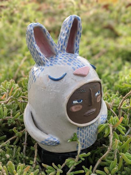 lapine - handmade ceramic desk friend picture