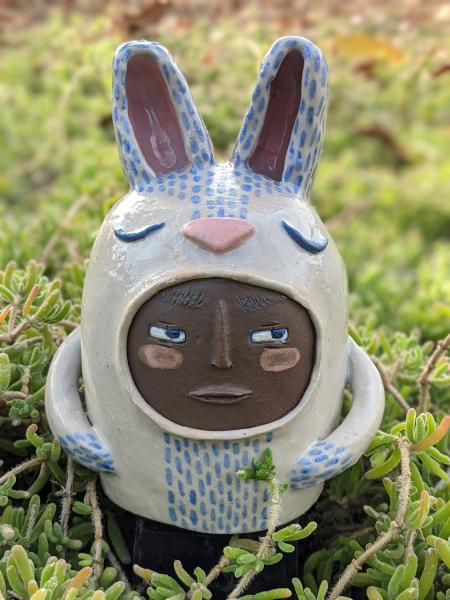 lapine - handmade ceramic desk friend picture