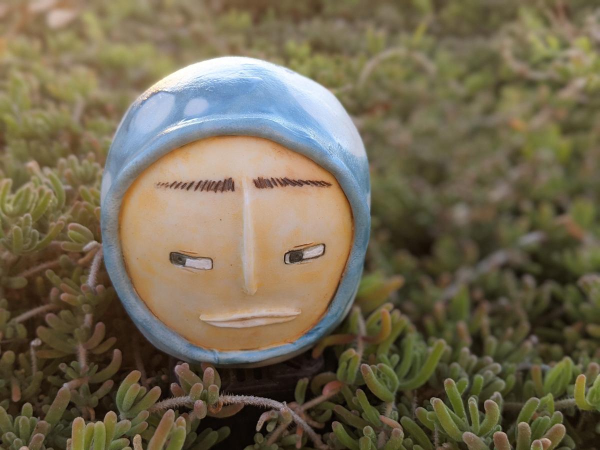 asuka - handmade ceramic desk friend picture