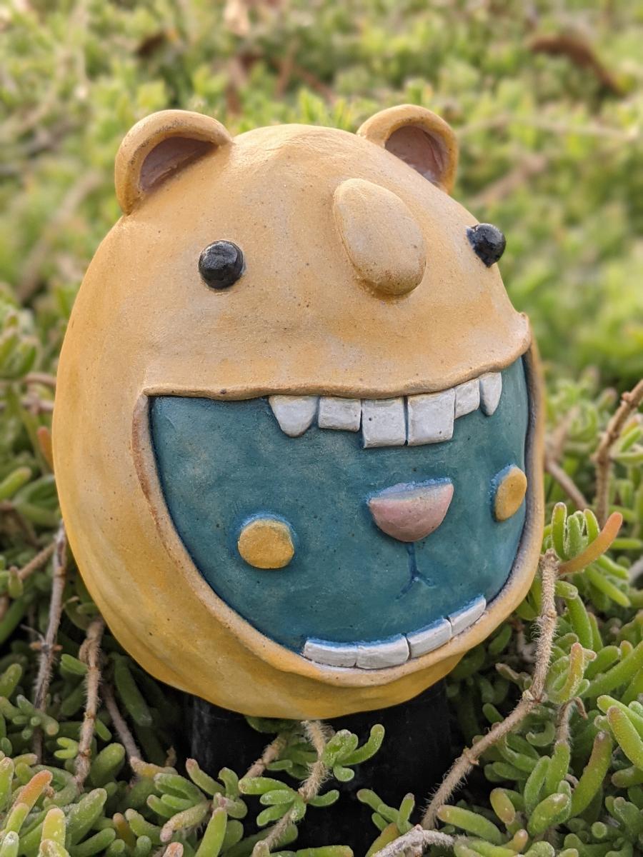 kumar - handmade ceramic desk friend picture