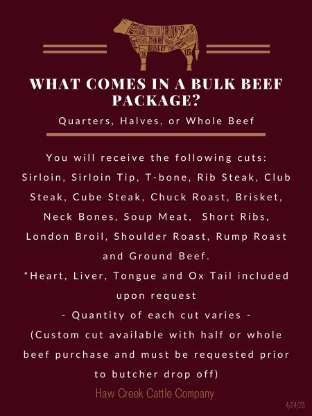 Quarter beef