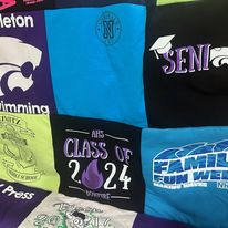 Custom Tshirt Quilt Twin size picture