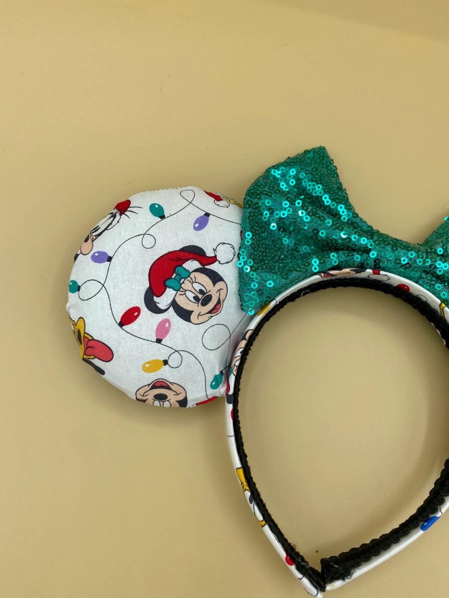 Christmas Minnie Mouse Ears with the Fab Five | Festive Minnie Ears picture