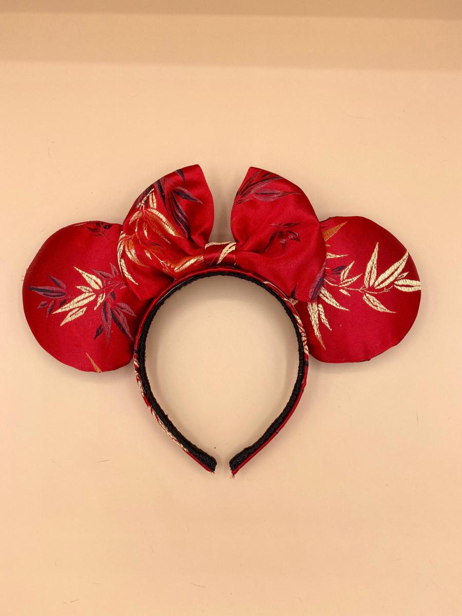 Japanese Kimono Fabric Minnie Ears | EPCOT Japan Ears picture