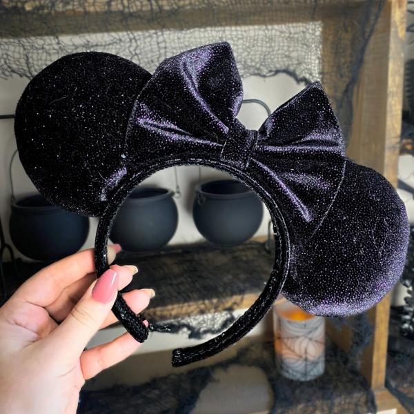 Purple Sparkly Minnie Mouse Ears | Purple Halloween Ears for Disney