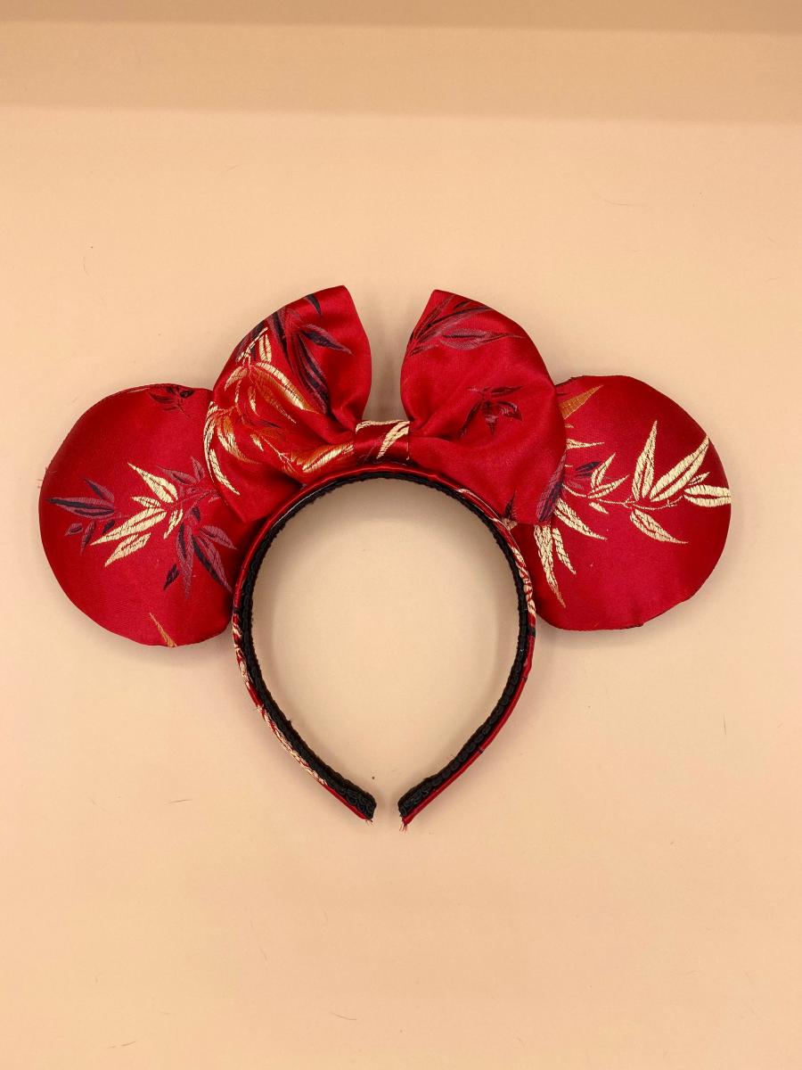 Japanese Kimono Fabric Minnie Ears | EPCOT Japan Ears picture