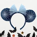 Holographic Spider Web Minnie Ears | Halloween Minnie Mouse Ears