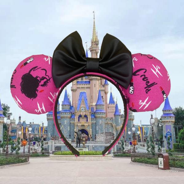 Cruella Minnie Ears | Cruella de Vil Ears | Disney Villain Ears picture