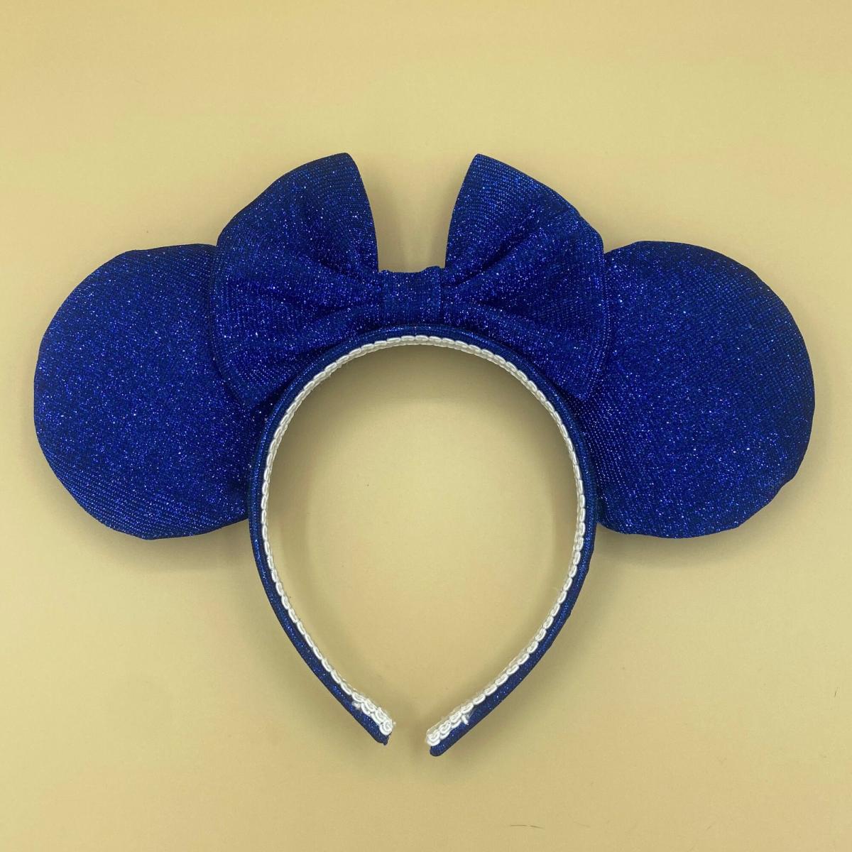 Silver Sparkly Minnie Mouse Ears | Princess Cinderella Minnie Ears picture